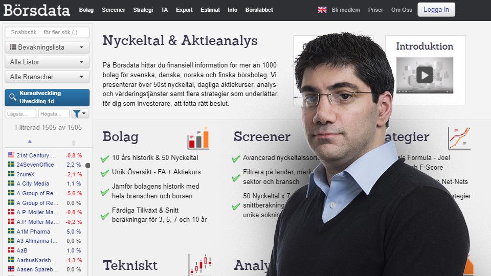 Börsvärlden intervjuar "aktienörden" och Börsdata-profilen George Bol